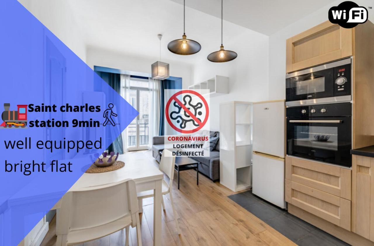 Charming Bright And Equipped Apartment Marseille Kültér fotó